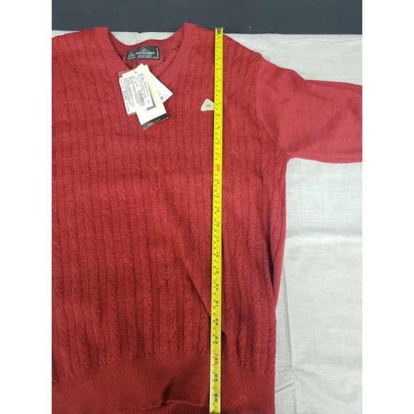 NWT, Men's Monte Carlo Collection sweater, Red, Magna wool, size 42 L - Picture 10 of 10
